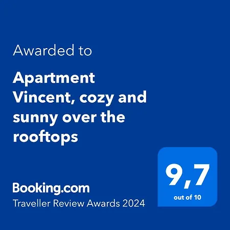 Апартаменты Vincent, Cozy And Sunny Over The Rooftops
